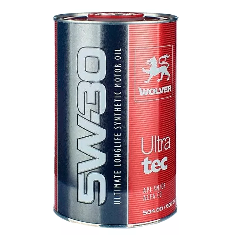 Моторна олива WOLVER Ultratec 5W-30 1л (26346) (4260360942587)