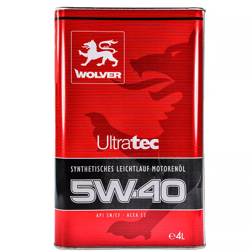 Моторна олива WOLVER Ultratec 5W-40 4л (28684) (4260360940811)