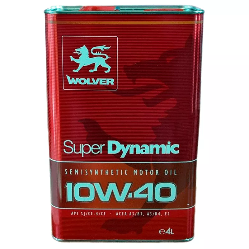 Моторна олива WOLVER Super Dynamic 10W-40 4л (957) (4260360940057)