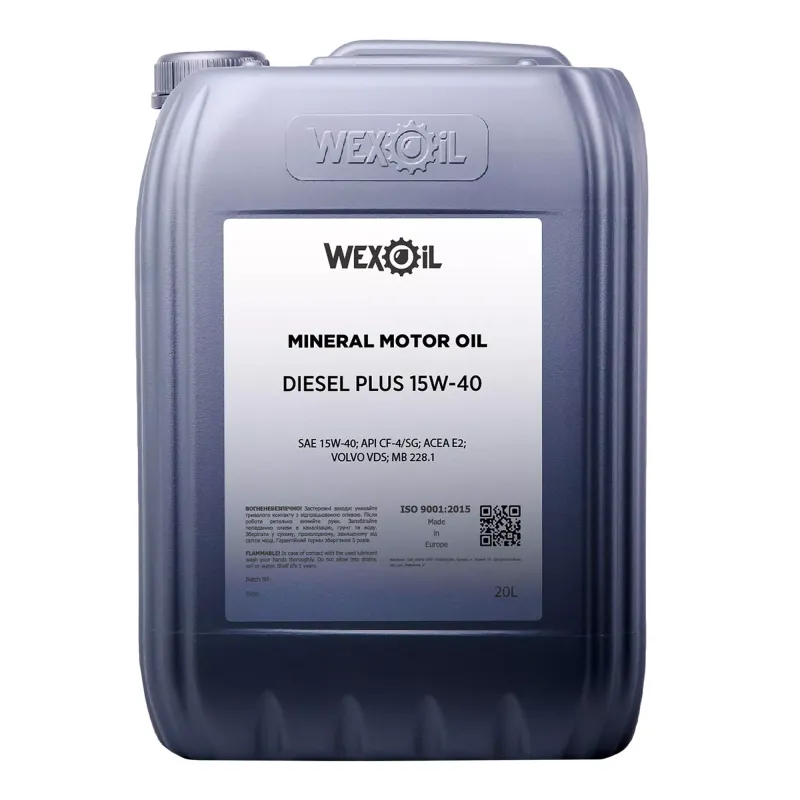 Моторна олива Wexoil Diesel Plus SAE 15W-40 20л