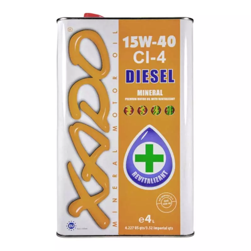 Моторна олива Xado Atomic Oil CI-4 Diesel 15W-40 4л (XA20214)