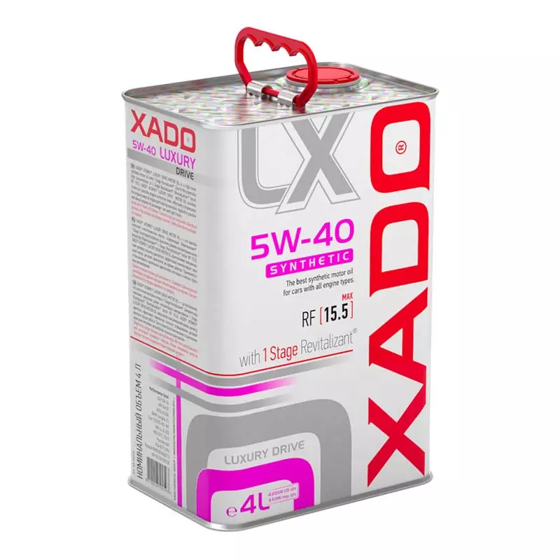 Моторна олива Xado Atomic Luxury Drive Motor Oil 5W-40 4л (XA20274)