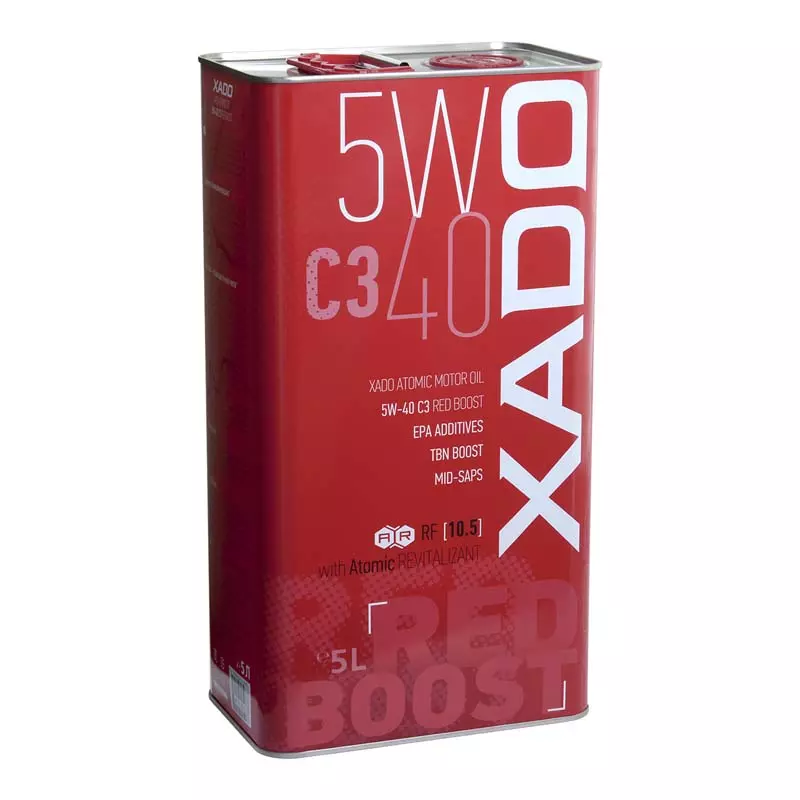 Моторна олива Xado Atomic Oil Red Boost C3 5W-40 5л (XA26322)