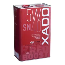 Моторна олива Xado Atomic Oil 5W-40 SN Red Boost 4л (ХА26269)