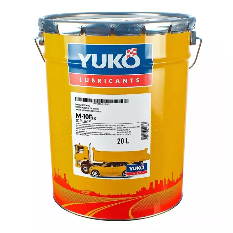 Моторна олива Yuko М-10Г2к 20л (4820070240313)
