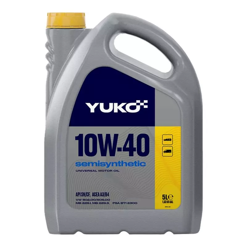 Моторна олива Yuko Semisynthetic 10W-40 5л (4820070241686)