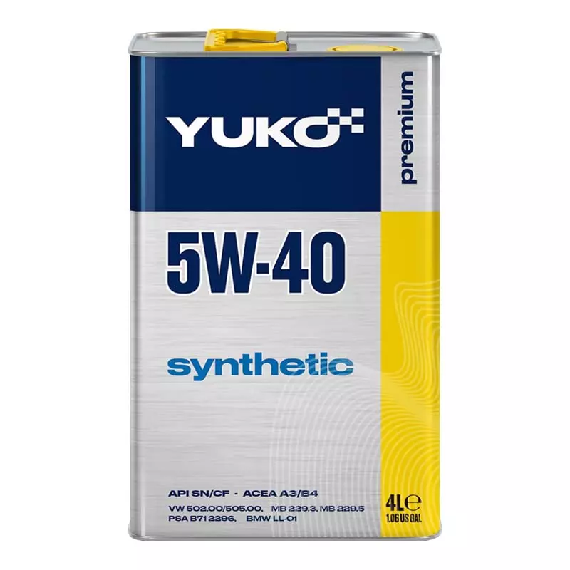 Моторна олива Yuko Synthetic 5W-40 4л (4820070241167)