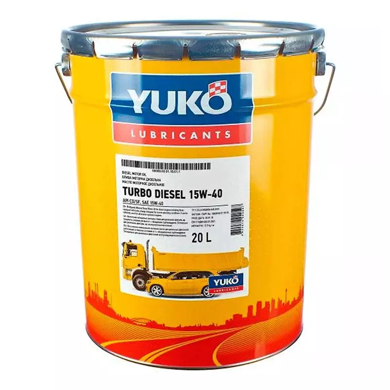 Моторна олива Yuko Turbo Diesel 15W-40 20л (4820070240597)