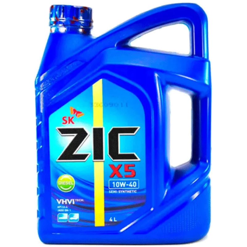 Моторна олива ZIC X5 Diesel 10W-40 4л (162660)