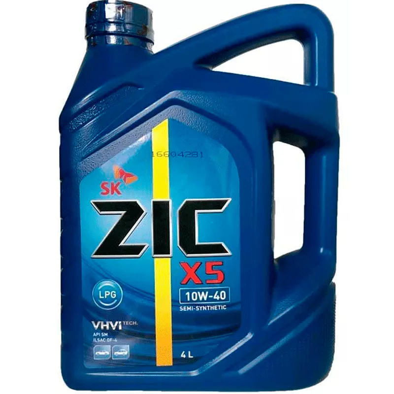 Моторне масло ZIC X5 10W-40, 4л (162650)