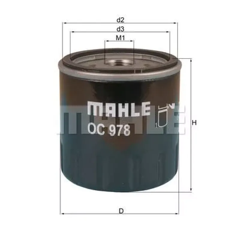 OC978 Фільтр масляний