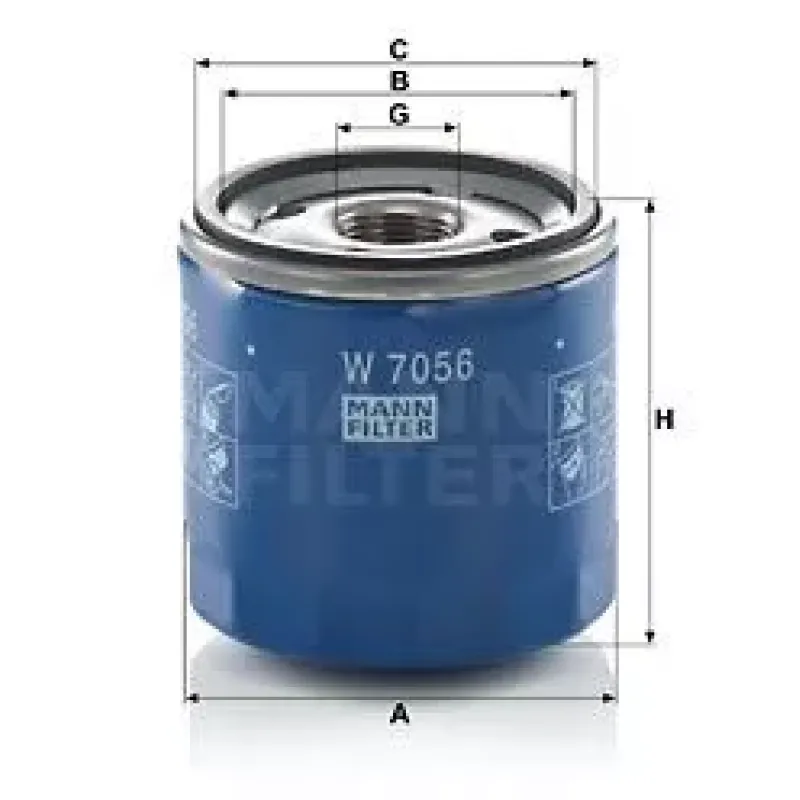 W7056 Фільтр масляний