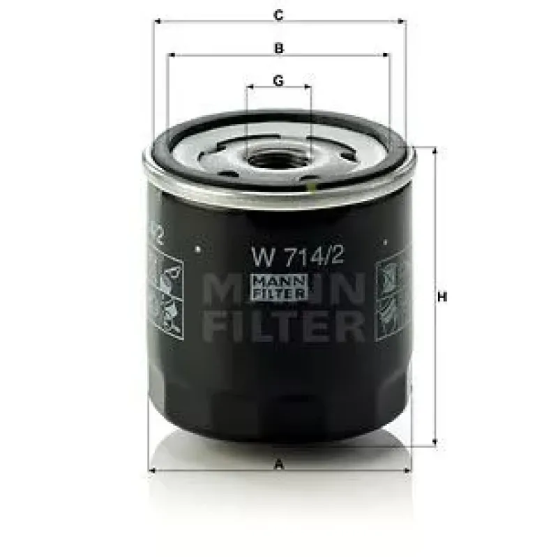 W7142 Фільтр масляний