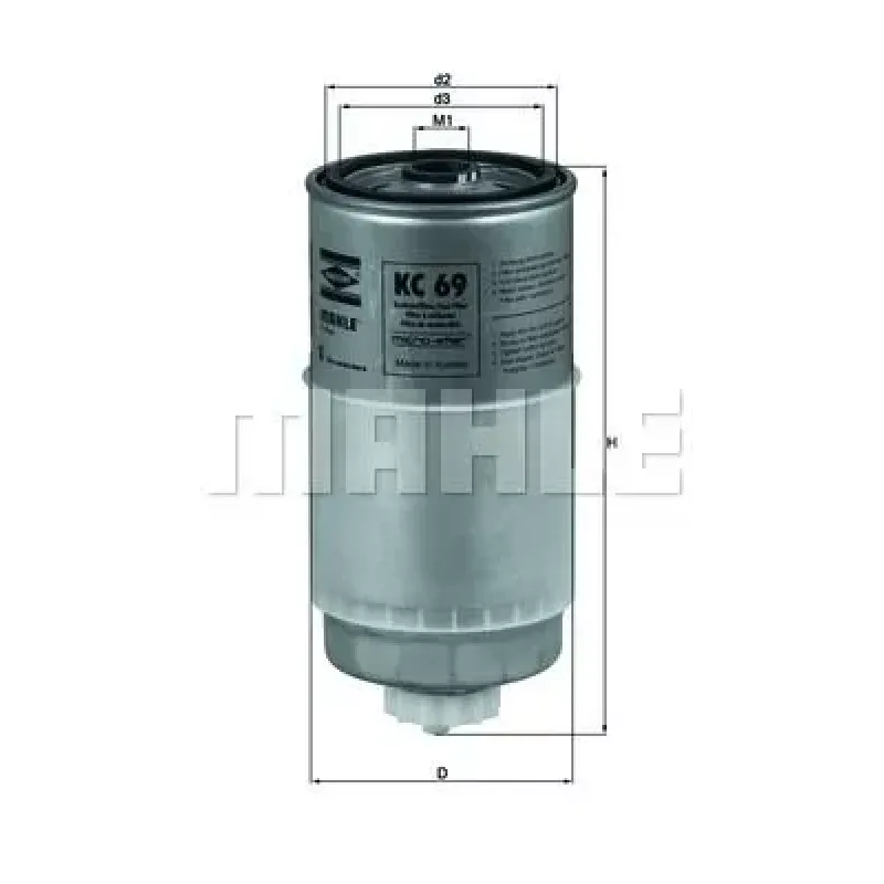 KC69 Фільтр паливний