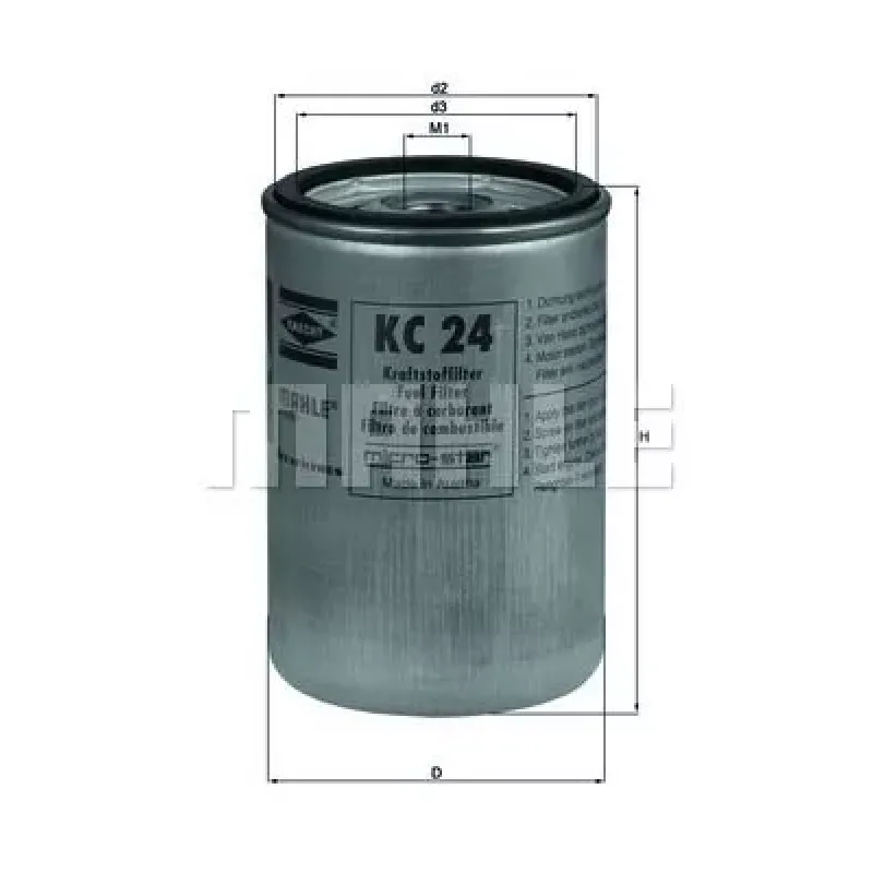 KC24 Фільтр паливний