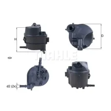 KL777D  Фильтр топливный Ford (пр-во Knecht-Mahle)