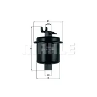 KL 185 Фільтр паливний Honda