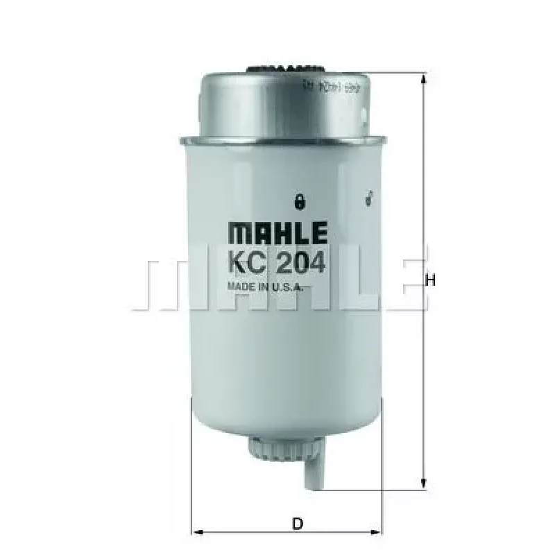 KC 204 Фільтр паливний