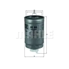 KC80 Фільтр паливний