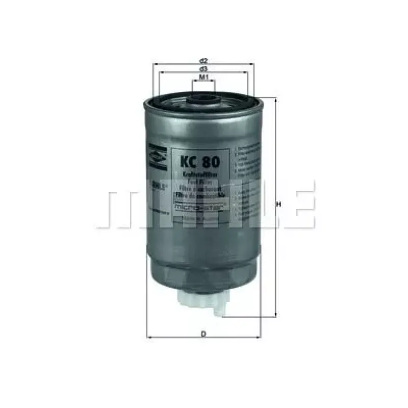 KC80 Фільтр паливний