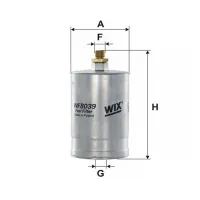 WF8039 фiльтр паливний (PP835)