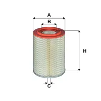 WA9822 Фільтр повітряний UAZ Patriot, Hunter 2.7 (077-1109080) (пр-во WIX-FILTERS)