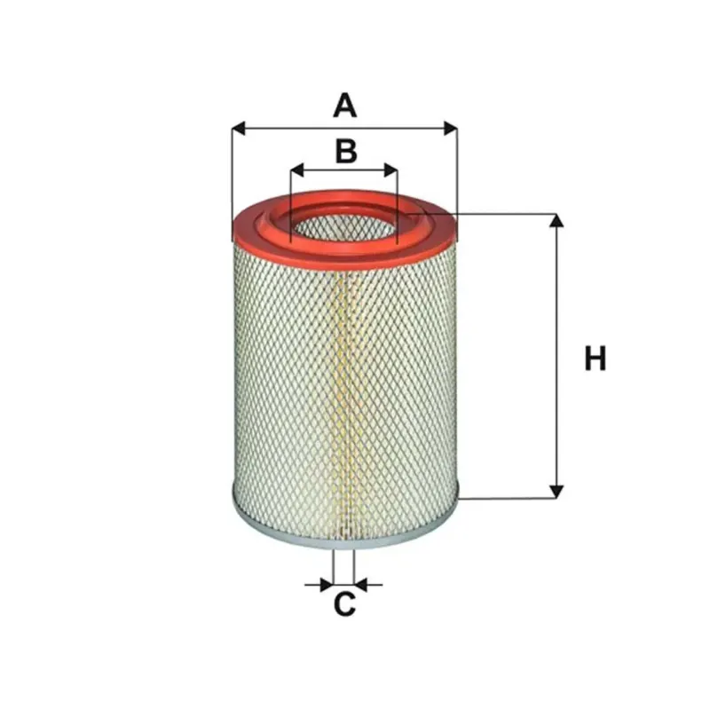 WA9822 Фільтр повітряний UAZ Patriot, Hunter 2.7 (077-1109080) (пр-во WIX-FILTERS)