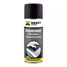 Силіконове мастило KRAFT аерозольне 400 мл (KF003)